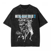 Metal Gear Solid  Snake Eater T Shirt Summer Game YK T Shirts  Cotton Harajuku Tee Shirt for Mens Short Sleeves Top Tees M