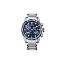 CITIZEN 100 meters waterproof, light Quartz, titanium strap, , men's watch, blue dial CA4490-85L mėlyna