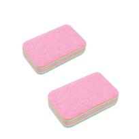2pcs Tearable Multi-layer Rainbow Cleaning Cloth, Removes Grease, Thousand-layer Cloth, Absorbent, Lint-free, Dishwashing Cloth mėlyna