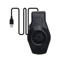Akvariumo aušintuvo ventiliatorius, stiprus vėjas, montuojamas ant sienos Lengvas naudoti nutildytas USB laidas, aušinamas ABS žemesnės temperatūros akvariumo aušintuvas, ventiliatorius, žuvų bako tiekimas juoda