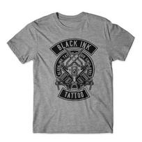 Black Ink Tattoo T-Shirt Mens Womens Tees Top 100% Cotton Premium Tee New M