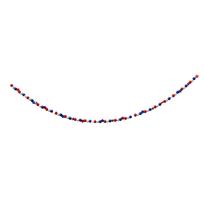 Felt Ball Garland with Printed Letter Discs for Indoor Outdoor Hanging Decoration for Home Party Event Celebration Use One Size