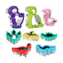 8pc Sandwich Cutter Molds Set Sandwich Sealer Edge Crimper Tools for Bread Toast Pastry Kitchen Accessories for Kids DIY Lunch Box One Size