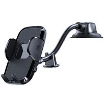 Long Arm Car Phone Holder Flexible Windshield Phone Mount Reusable Auto Phone Stand  Air Vent juoda