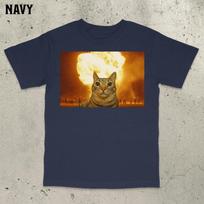 Cat Explosion Shirt Brain Rot Shirt Ironic Cat Popular Meme Shirt Viral Meme Shirt Offensive Shirt Funny Meme Shirt S įvairiaspalvis