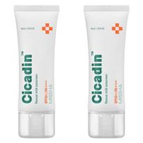 Missha Cicadin Rescue Mild Sunscreen SPF50+ PA++++ 40ml x 2pcs - Non-Nano Mineral Sun Filter for Sensitive Skin