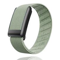 Nylon Sport Band Breathable Soft Fitness Tracker Strap Adjustable Replacement Wristband for Whoop 5.0 One/Peak/Life MG Women Men Life-MG žalia