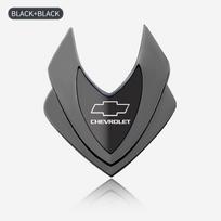 Car Shield Emblem Car Side Fender Body Trunk Badge Sticker For Chevrolet SS Z71 RT Captiva Colorado Cruze Spark Malibu Trax juoda