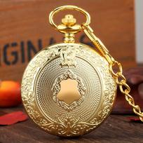 Glamour Golden Silvery Black bronze Quartz pocket watch Men Women's Friends Steampunk necklace pocket watch auksinė