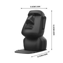 Creative Moai Statue Phone Holder Ornament Glasses Stand Holder Unique design Display Gift for Home Decoration juoda