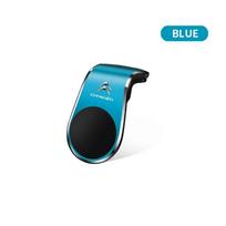 Car Magnetic L-shaped Car Dedicated GPS Phone Holder Emblem For Citroen berlingo xsara picass Car styling C2 C3 C4 C5 X7 mėlyna
