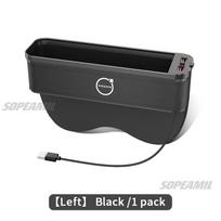 Volvo XC40 XC60 XC70 XC90 S40 S60 S80 S90 C30 V40 V50 V60 V70 V90 Car Seat Gap Slot Crevice Storage Box USB Charging Organizer