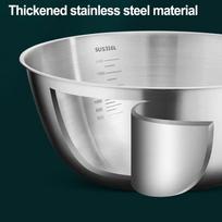For Meal Prep Silver Mixing Bowl Set Set Of Stainless Steel Bowls Mixing Bowl Kitchen Prep 304 Stainless Steel China Mainland