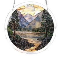 Acrylic Suncatcher Window Decoration Layered Design 2mm Thickness 2D Floral Pattern Hanging Ornament for Indoor Use One Size