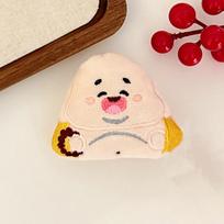 Guanyin Wealth God Keychain Moon Lord Yuchi Gong Chinese God Dolls Pendant Maitreya Tathagata Plush God of Longevity Pendant