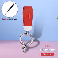 For Mitsubishi 1PCS Car Keychain Microfiber Auto Logo Keyring Style Accessories Lancer ASX Pajero Mirage Attrage Xpander