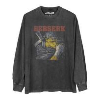 Berserk Retro Anime T Shirt Graphic Print TShirt Mens Harajuku Cotton Oversized Casual Short Sleeves YK Streetwear Tee S
