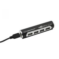 Hub Usb 2.0 4 Porty Rozdzielacz Aluminium Do Komputera Pc Laptopa