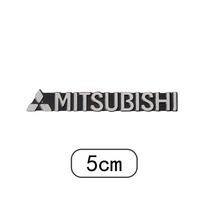 2/4Pcs Car Aluminum Emblem Audio Speaker Badge Sticker For Mitsubishi Space Star Eclipse Cross ASX Xl Lancer 9 Galant Ralliart 2pcs