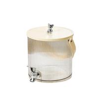 3.5/5 L Party Juice Jug Striped Fruit Tea Bucket Household Cold Water Kettle  Restaurant 3.5 L-Bracket-free