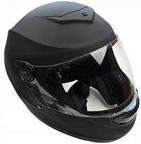 Motociklo šalmas motoroleriui/mopedui, juodas matinis S - 55-56cm, S