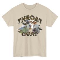 Throat Goat Meme T Shirt for Men Women Funny Sunglasses Goats Graphic Retro Streetwear S įvairiaspalvis