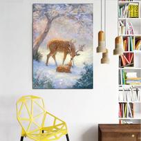 5D DIY Diamond Painting Rhinestone Picture Diamond Embroidery Cross Stitch Snow Home Decor Gift Full Round 20X30CM