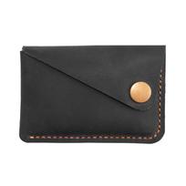 Card Holder for Coin and Card Holder Retro Handmade Lather  Clutch Bag Men Slim Card Holder 6.7*10.3