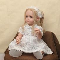 55CM Full Body Soft Silicone Real Touch Reborn Baby Girl Doll Ideal Gifts For Children Bath Toy Waterproof Gifts
