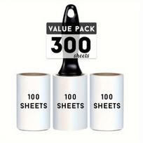 Ypač Lipnios Pūku Gaudyklės Papildymai - 100 Lapų , 1 rankena + 3 ritinėliai (300 lapų)