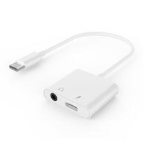 USB C garso adapteris AMBERIN USB C/3.5mm - USB C, 0.1 m