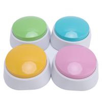 4PCS Voice Recording Buttons Pet Talking Training Buzzer for Cat Dog Communicating Home Pinkish