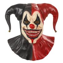 Helovino klouno latekso galvos apdangalo kaukė vakarėlio kaukė Two-tone bell clown