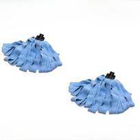 2pcs Microfiber Spin Mop Replacement Heads,Compatible with O Cedar Mops,Easy Wring Refills for Efficient Cleaning, Picks Up Dust, Dirt,Hair,and Grease 2pcs mėlyna