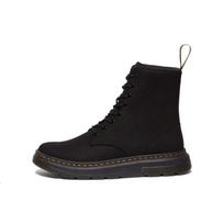 Dr. Martens Leather Round Toe Lace-Up Short Mid-Calf Boots Unisex boots Black 31225001 41