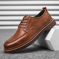Vyriški Brogue Batai Prabangūs Rankų Darbo Karvės Odos Batai Madingi Verslo Formalūs Batai Vyrams Suvarstomi Oxford Batai Prekės Ženklas Vyriški Batai 38 ruda