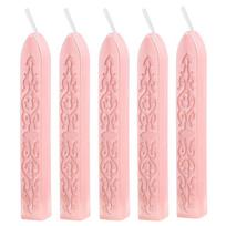 5pcs/Pack Sealing Wax Arrow Core Fire Lacquer Wax Sticks Stick Solid Color Stamps Makings For Sealing Envelopes Invitations Gift