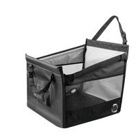 Car Dog Kennel Puppy Carriage  Dog Pet Carriage Cushion Front  Dog Safety Seat One Size juoda