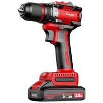 Delixi 21V Brushless Lithium Cordless Impact Drill Set CN plug (adapter included) 21v bešepetėlis smūginis spalva/1 baterijos spalva