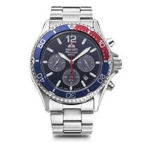 Orient Mako SOLAR PANDA Solar Panda Made in with Navy Watch, Japan, Manufacturer's Warranty, RN-TX0201L, Men's,