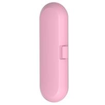 Elektrinio dantų šepetėlio kelioninis dėklas, tinkantis Oral B IO ir Philips Sonicare elektriniam dantų šepetėliui, nešiojamam kelioniniam dantų šepetėlio laikikliui rožinė
