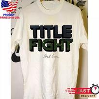 Title Fight Juosta Gėlėta Žalia Trumpomis Rankovėmis Unisex Marškinėliai Viršūnės Tee Visas Dydis S-4XL S