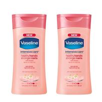 Vaseline Healthy Hands & Stronger Nails Lotion 120ml x 2