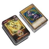 72 vnt. Yugioh kortų su skardine dėžute Yu Gi Oh kortų, holografinės, anglų kalbos versija, auksinės raidės, Duel Links žaidimas, Blue Eyes, Exodia