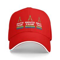 Unisex Baseball Hats Deutz Fahr Logo Merchandise Essential  Summer Sports Baseball Caps Hip Hop Cap Casquette Polychromatic Hats One Size