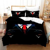 Hitman Kiler 3D Beding Set Print Soft Duvet Cover Set 3D Print Warm Comforter Cover Bedclothes for Boy Girl Beding Sets Bedrom Decor 135*200cm Eu-Single