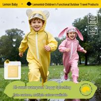 Lemonkid Kids' One-Piece Raincoat L