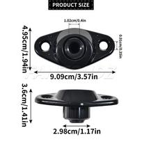 Car Sliding Door Catch Plate Black 701843637 For VW Transporter T4 1990-2003 Replacement Car Accessories