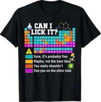 Funny can i Lick it Periodic Table T-Shirt 3XL