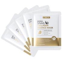 LAIKOU Korea Snail Collagen Essence Mask Hydrating Sheet Mask Anti-Wrinkle Face Mask Firming Skin Care 25g 5pcs